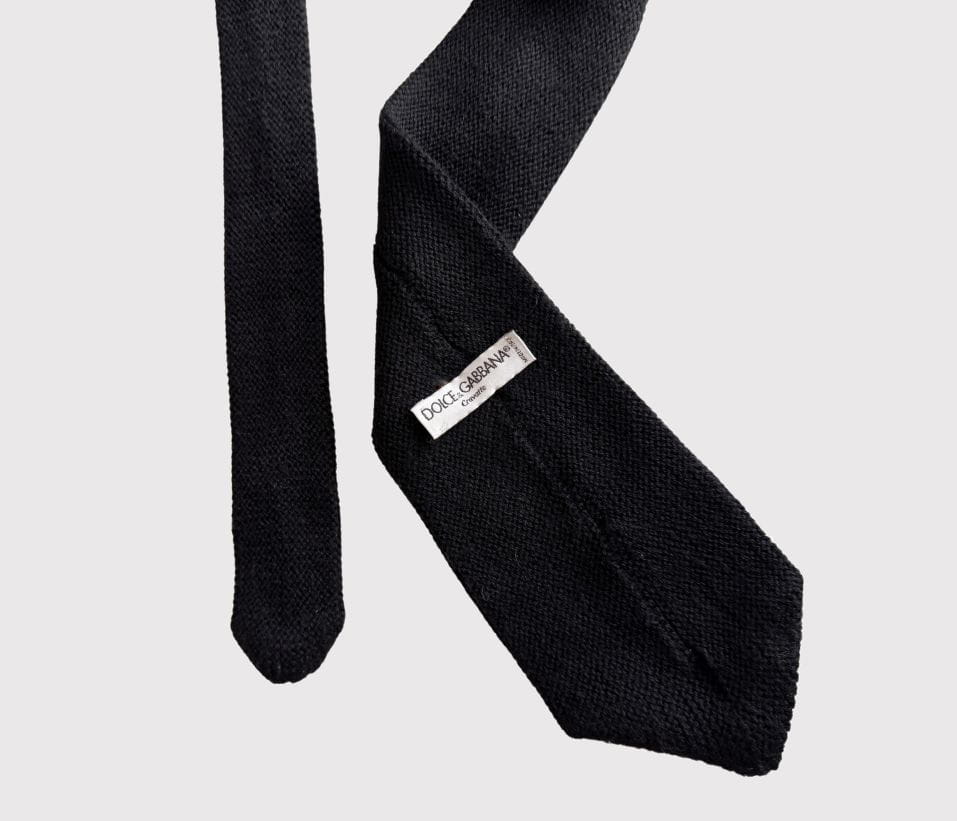 Dolce&Gabbana wełniany krawat vintage