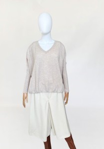 Oversize'owy sweter 100% kaszmir