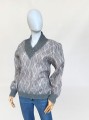 Sweter vintage 80's moher, wełna