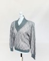 Sweter vintage 80's moher, wełna