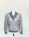 Sweter vintage 80's moher, wełna