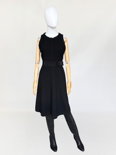 Prada minimalistyczna wełniana sukienka
