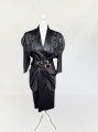 Drapowana sukienka vintage 80's