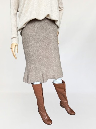Ermanno Scervino wełniana spódnica midi