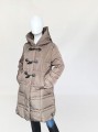 Max Mara pikowany puchowy płaszcz