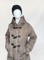 Max Mara pikowany puchowy płaszcz