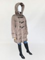 Max Mara pikowany puchowy płaszcz