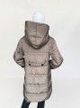 Max Mara pikowany puchowy płaszcz