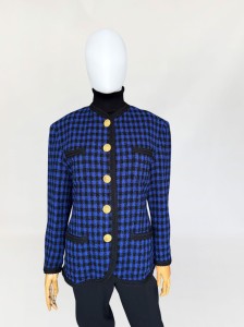 Elegance Prestige marynarka vintage z wełny boucle