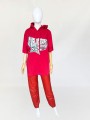 Moschino bluza z nadrukiem