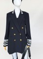 Escada zdobiona wełniana marynarka vintage 80's