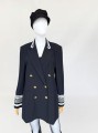 Escada zdobiona wełniana marynarka vintage 80's