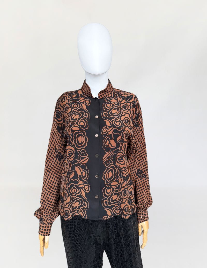 Louis Feraud jedwabna koszula vintage 60's/70's