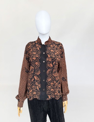 Louis Feraud jedwabna koszula vintage 60's/70's