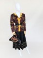 Jedwabna marynarka vintage 80's power shoulder