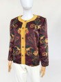 Jedwabna marynarka vintage 80's power shoulder