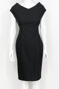 Kasia Zapała biurowa sukienka midi