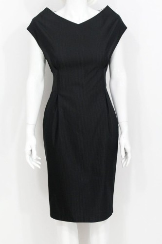 Kasia Zapała biurowa sukienka midi