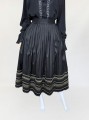 Rozkloszowana jedwabna spódnica vintage