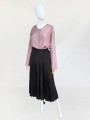 Wełniana czarna sukienka vintage 60's