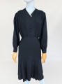 Czarna sukienka vintage z lat 30-stych