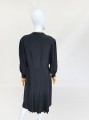 Czarna sukienka vintage z lat 30-stych