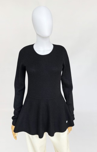 Princes Goes Hollywood kaszmirowy sweter z baskinką