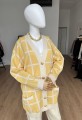 Escada wełniany sweter kardigan vintage 1980s