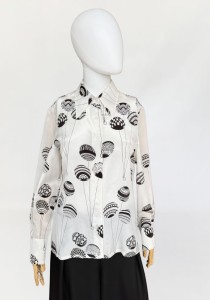 Louis Feraud koszula we wzory vintage 70's