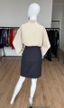 Alberta Feretti ołówkowa wełniana spódnica