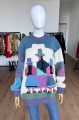 Sweter z alpaki hand made vintage