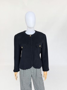 Diana Bentalls pudełkowy żakiet wełna z kaszmirem