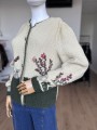 Wełniany austriacki sweter hand made