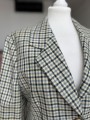 Alba Moda wełniana marynarka vintage w kratę