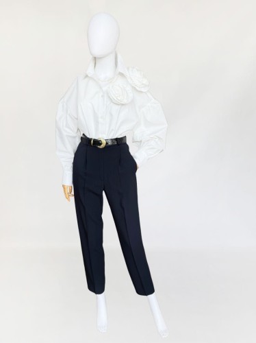 Max Mara wełniane spodnie vintage 80's