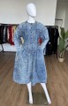 Jeansowa długa sukienka vintage 80's