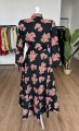 Rozkloszowana maxi sukienka true vintage