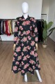 Rozkloszowana maxi sukienka true vintage