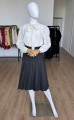 Plisowana wełniana spódnica vintage