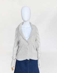 Max Mara rozpinany sweter casual