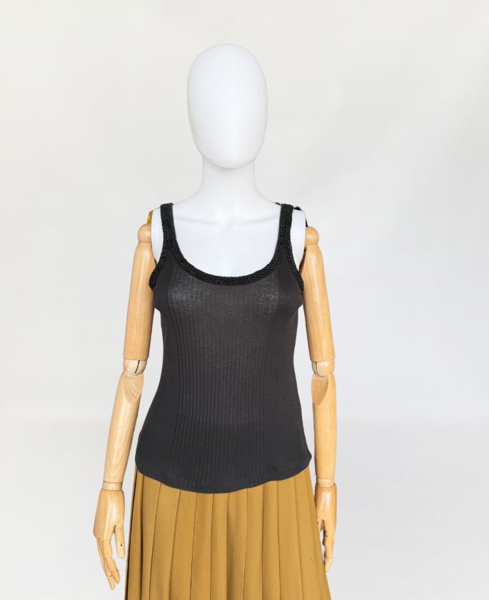 Hugo Boss czarny top casual