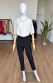 Max Mara wełniane minimalistyczne cygaretki