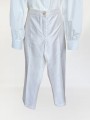 Armani Collezioni jedwabne spodnie plus size