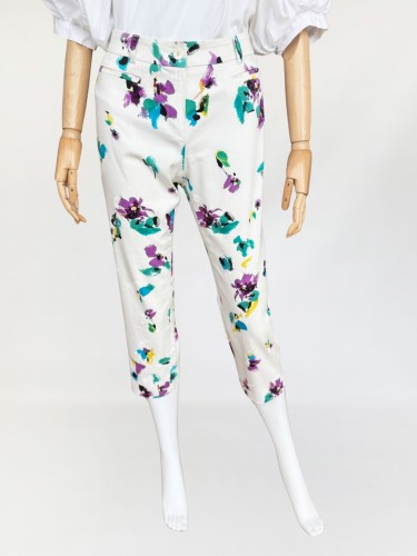 Max Mara wzorzyste chinosy