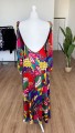 Sukienka maxi psychodeliczne wzory vintage 1970s