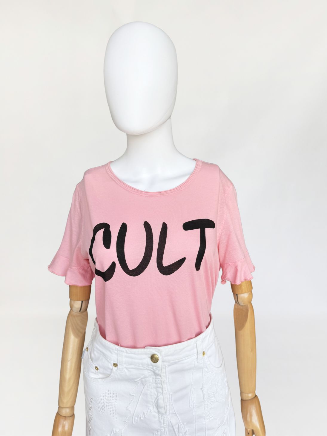 Moschino t-shirt z nadrukiem