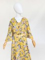 Kwiatowa maxi sukienka vintage 1970s