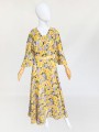 Kwiatowa maxi sukienka vintage 1970s