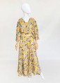 Kwiatowa maxi sukienka vintage 1970s