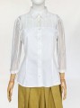 Max&amp;Co koszula vintage z koronkową wstawką